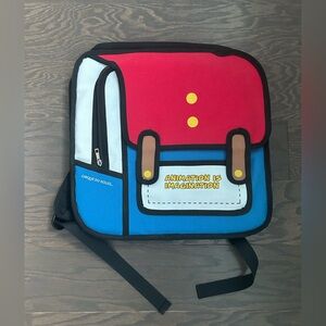 Cirque du soleil “Animation is Imagination” patchwork backpack